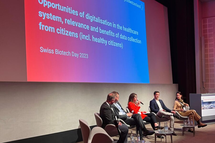 Swiss Biotech Day’s panel discussion on digitalisation of Swiss healthcare